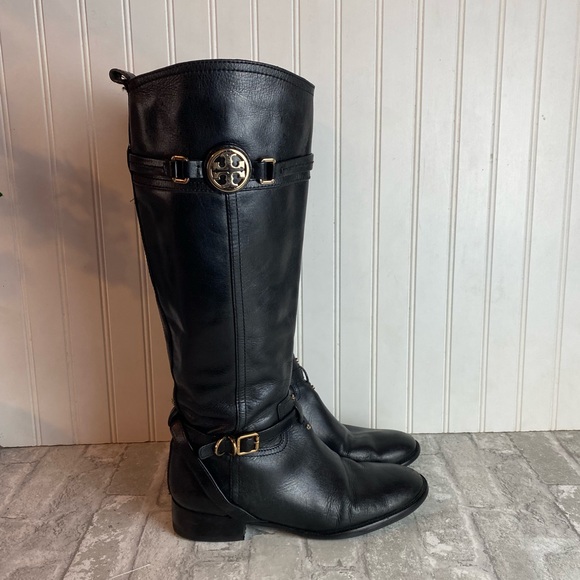 Tory Burch Shoes - Tory Burch black leather riding boots